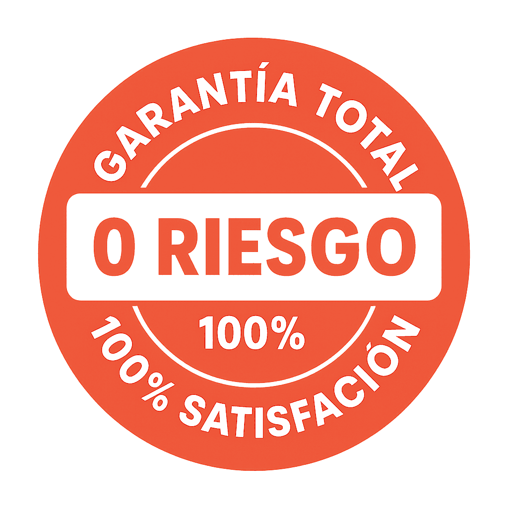 Garantía 100% - 0 riesgo